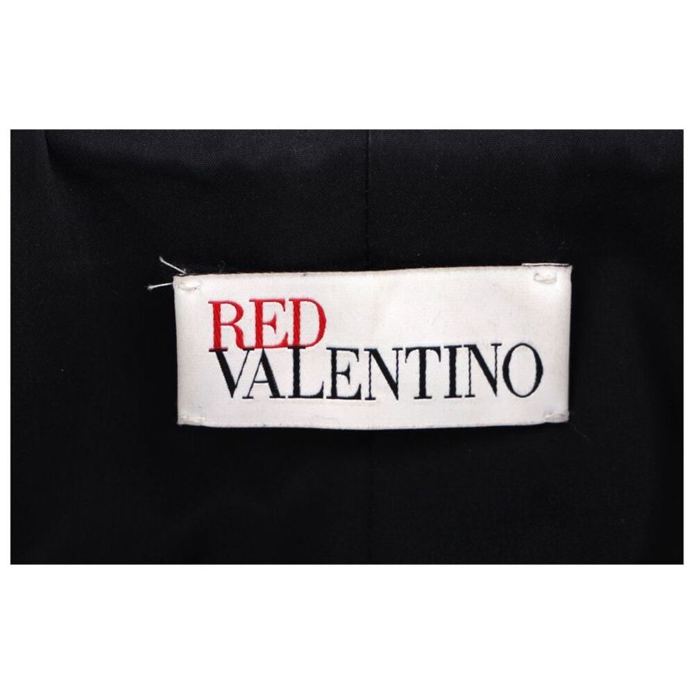Red Valentino Garavani Double-Breasted Coat in Black Wool - Picture 6 of 10